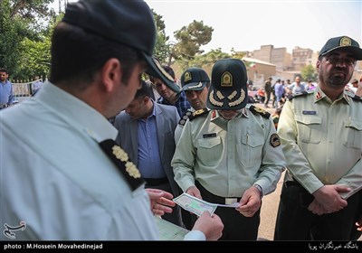 بازدید سردار رحیمی رئیس پلیس پایتخت از طرح کاشف پلیس آگاهی تهران 
