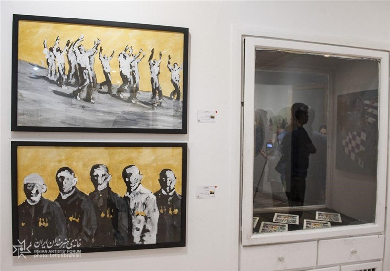 افتتاح نمایشگاه نقاشی اعضای جدید انجمن هنرمندان