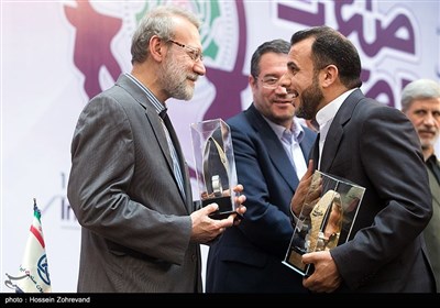 تقدیر علی لاریجانی رئیس مجلس شورای اسلامی از برگزیدگان حوزه صنعت و معدن