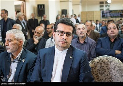 عباس موسوی در مراسم ترحیم مرتضی صفاری نطنزی