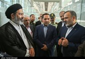 بازدید حجت الاسلام و المسلمین سید عبدالفتاح نواب نماینده ولی فقیه در امور حج و زیارت و علیرضا رشیدیان رییس سازمان حج و زیارت از ترمینال سلام
