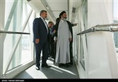 بازدید حجت الاسلام و المسلمین سید عبدالفتاح نواب نماینده ولی فقیه در امور حج و زیارت و علیرضا رشیدیان رییس سازمان حج و زیارت از ترمینال سلام