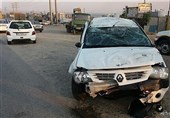واژگونی خودرو معلمان شهرستان اردل / انتقال مصدومان به بیمارستان فارسان