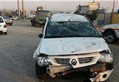 تهران| واژگونی خونین L90 در جاده خاوران + تصاویر