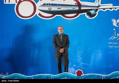 حضور علی لاریجانی رئیس مجلس در مراسم گرامیداشت شهدای حمله ناو آمریکا به هواپیمای مسافربری ایران