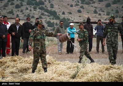 مانور استانی اطفا حریق مراتع در شیروان