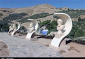 افتتاح پارک مشاهیر کُرد در آبیدر سنندج به‌روایت تصویر