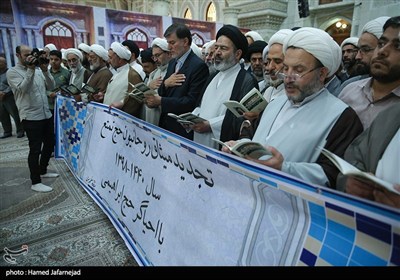 تجدید میثاق روحانیون حج تمتع98 با آرمان های امام خمینی(ره)
