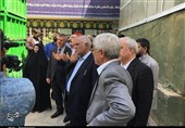 سفیر عراق در ایران: کارگاه ساخت گنبد اباعبدالله در کرمان مرا شگفت‌زده کرد + تصاویر