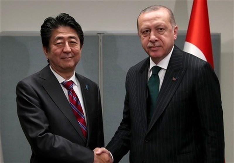 اردوغان: ترکیه و ژاپن ممکن است به عنوان رابط بین ایران و امریکا عمل کنند