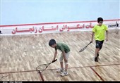 برگزاری مسابقات قهرمانی کشور اسکواش پسران در زنجان+ تصاویر
