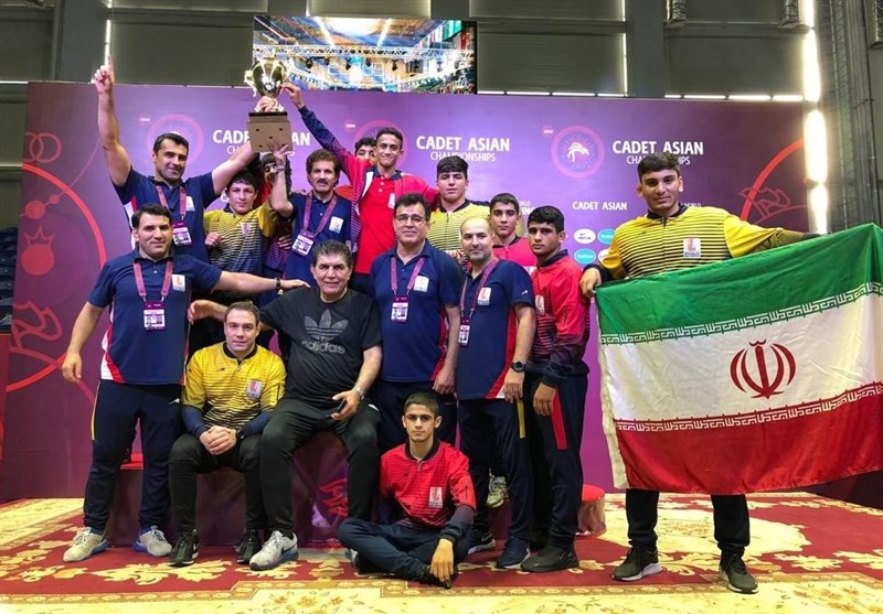 منتخب ایران یحرز لقب بطولة آسیا للمصارعة الرومانیة للناشئین