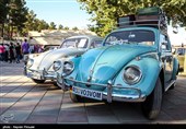 همایش خودروهای کلاسیک در سنندج به‌روایت تصویر