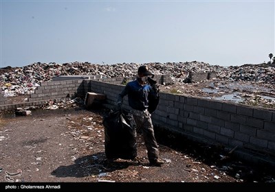 دپوی زباله در ساحل محمودآباد