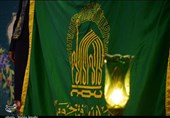 خدام حرم مطهر رضوی در حلقه استقبال ارادتمندان به امام هشتم در بیرجند