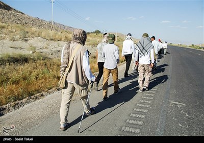 پیاده روی زائران امام رضا (ع) -بجنورد