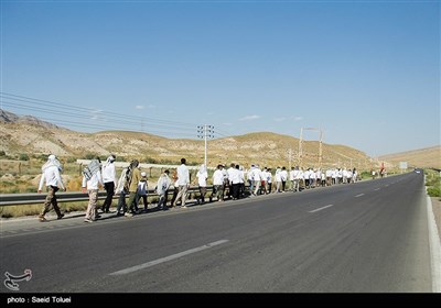 پیاده روی زائران امام رضا (ع) -بجنورد