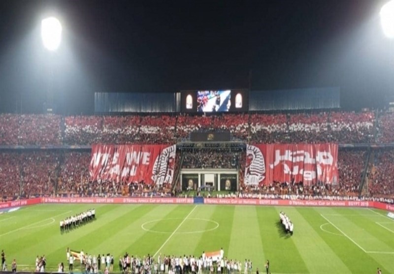 ابراز تنفر هواداران تیم ملی مصر از رژیم صهیونیستی در شب مصاف با آفریقای جنوبی