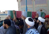 پیکر پاک پدر شهید دفاع مقدس در اندیمشک تشییع شد
