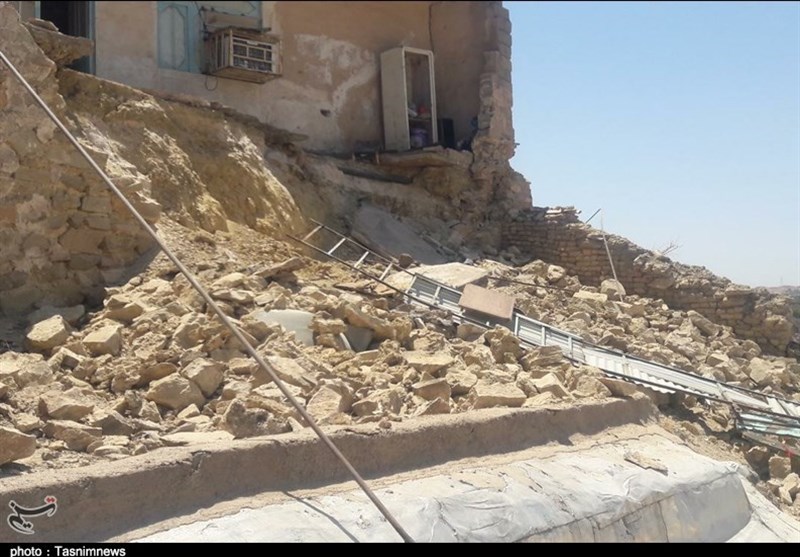 تخریب ساختمان‌ منازل مسجد سلیمان در پی وقوع زلزله + فیلم