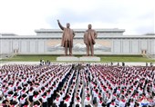 مراسم سالگرد بنیانگذار کره شمالی + فیلم