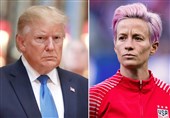 طعنه ترامپ به راپینو در پی حذف آمریکا از جام جهانی زنان