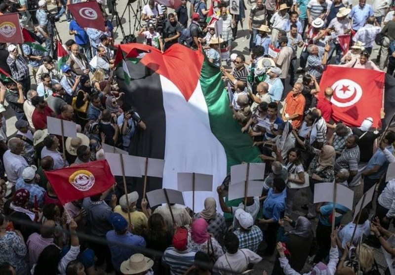 مخالفت ملت‌های تونس و مغرب با «معامله قرن» و تاکید بر حمایت از ملت فلسطین
