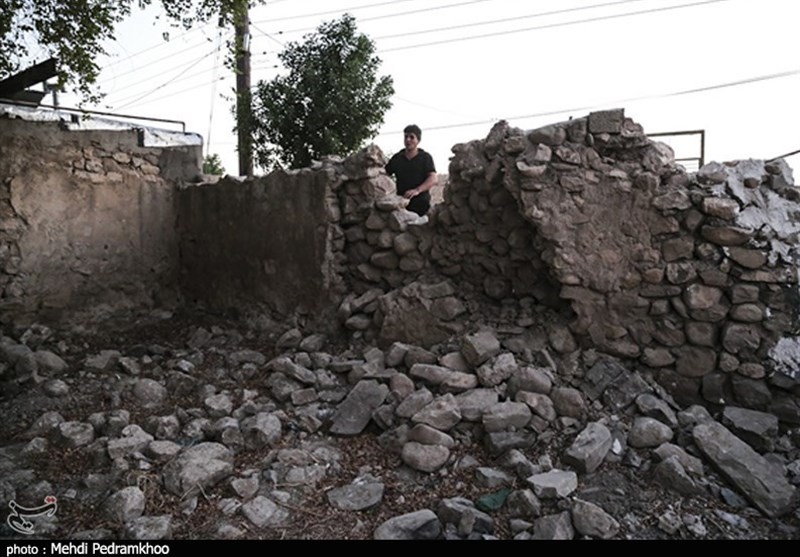 آخرین وضعیت روستای گلگیر مسجد سلیمان بعد از وقوع زلزله به روایت تصویر