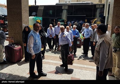 Iranian Hajj Pilgrims Get Welcome in Saudi Arabia