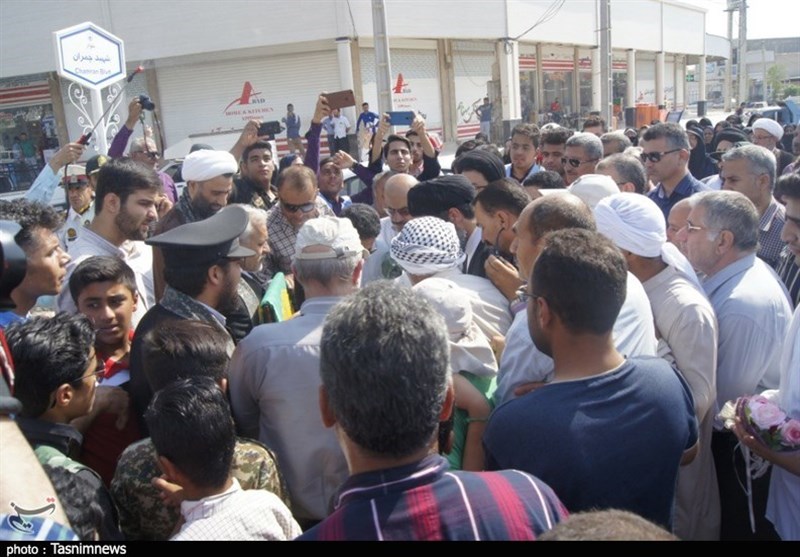 خوزستان|مردم هندیجان به گرمی از خدام حرم مطهر رضوی استقبال کردند+تصاویر