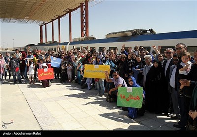 ورود قطار گردشگری به همدان