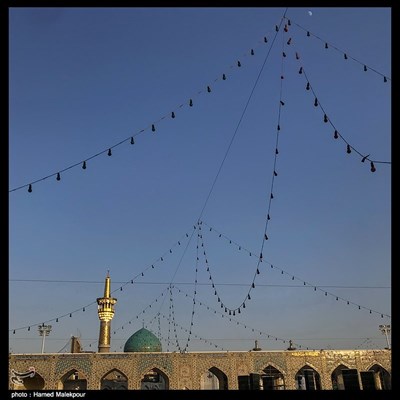 حرم امام رضا(ع) در آستانه میلاد