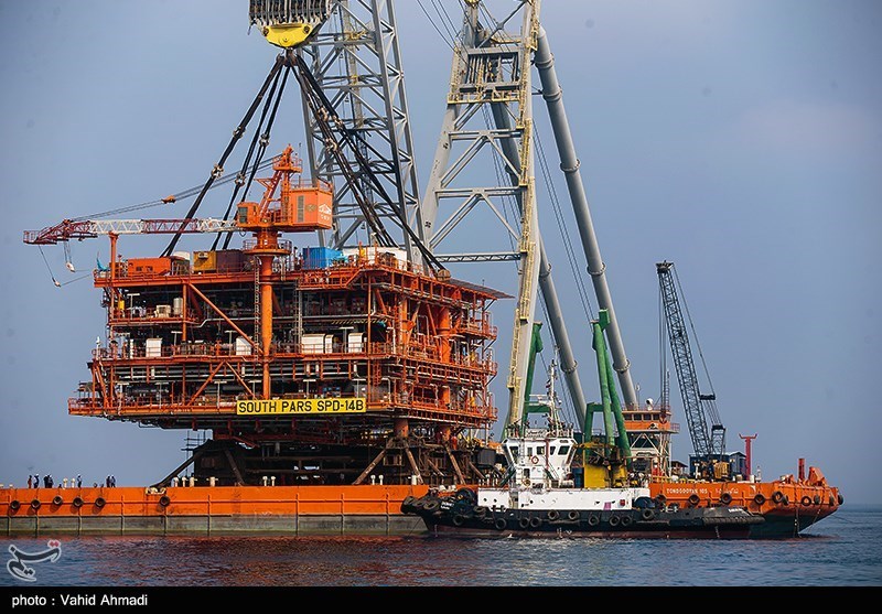 Gas Production Begins in 3rd Platform of Iran’s South Pars Phase 14