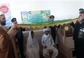 آغاز زندگی مشترک زوج جوان عشایری در زیر سایه پرچم رضوی+ تصاویر
