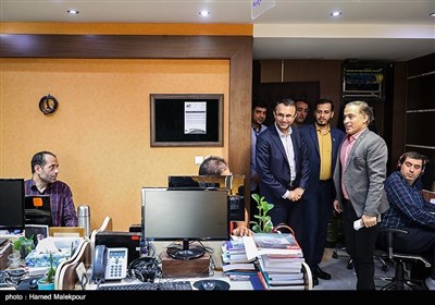 حضور شهرام آدم‌نژاد معاون حمل و نقل وزیر راه و شهرسازی در خبرگزاری تسنیم