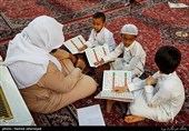 Muslims at Masjid Al-Nabawi during Hajj Rituals 