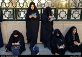 Muslims at Masjid Al-Nabawi during Hajj Rituals 