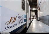 حضور قطار پنج ستاره نور در سیزدهمین نمایشگاه بین المللی گردشگری تهران