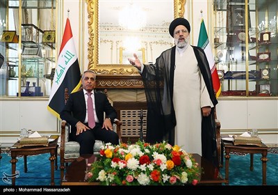 آية الله رئيسي يستقبل رئيس مجلس القضاء الأعلى العراقي
