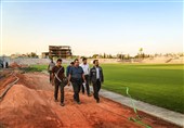 بازسازی ورزشگاه امام علی (ع) سیرجان برای میزبانی از گل‌گهری‌ها در لیگ برتر + تصاویر