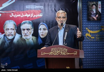 سخنرانی مجید قلی زاده مدیر عامل خبرگزاری تسنیم در مراسم تقدیر از عوامل سریال گاندو