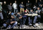 فیلم/ عملیات شبانه پلیس برای برچیدن پاتوق موادفروشان