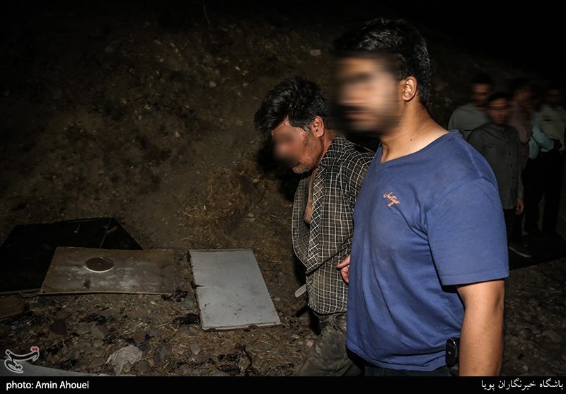 عملیات شبانه پلیس برای برچیدن پاتوق موادفروشها در حاشیه جاده جاجرود