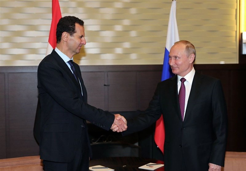 پیام تبریک پوتین به بشار اسد به مناسبت هفتادوپنجمین سال برقراری روابط دیپلماتیک