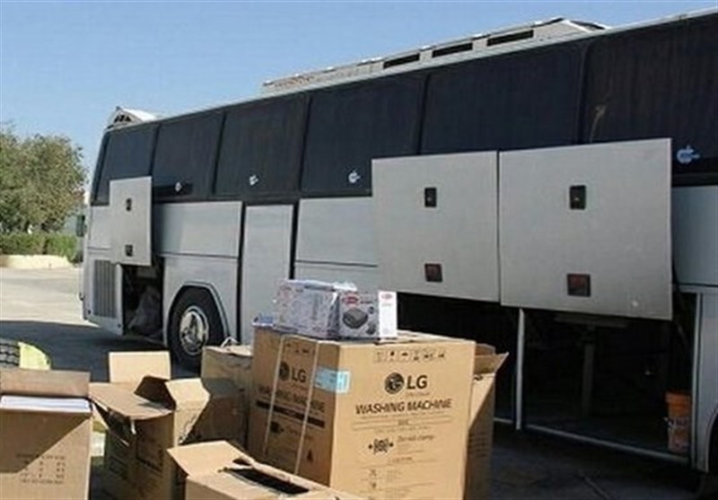 اتوبوس حامل کالای قاچاق و خودروی سرقتی در لرستان توقیف شد