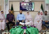 مراسم ازدواج زوجهای خارجی در حرم مطهر رضوی برگزار شد
