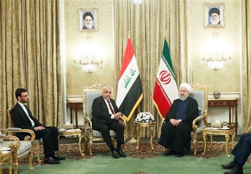 روحانی با نخست وزیر عراق دیدار کرد