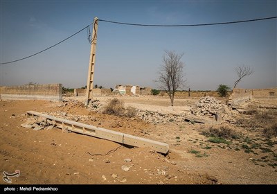 روستای “حمدان سلجه” یکی از روستاهای مسیر خسرج در حمیدیه، است که در سیل اخیر دچار آبگرفتگی شد