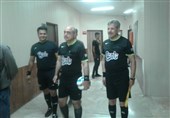 قضاوت داوران پیشکسوت در جام شهدا به دلیل مخالفت فدراسیون فوتبال + عکس