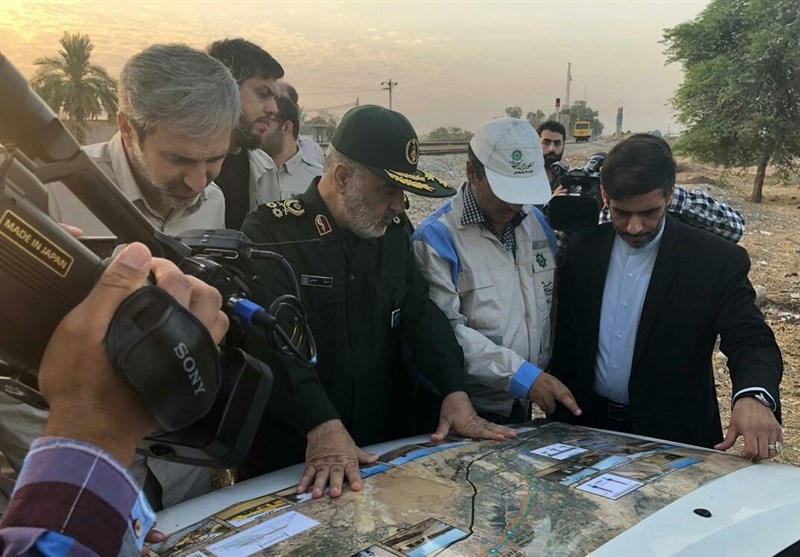 فرمانده کل سپاه: قرارگاه خاتم‌الانبیاء 16 پروژه استراتژیک در خوزستان اجرا می‌کند